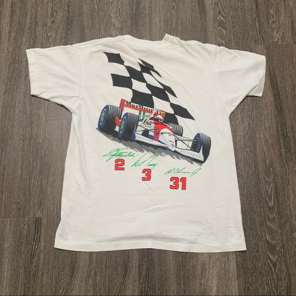 VINTAGE Marlboro Racing Tee Mens XL